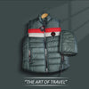 1 Pcs Men's Stitched Parachute Quilted plain jacket